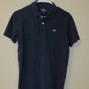 Navy Vineyard Vines Golf Shirt